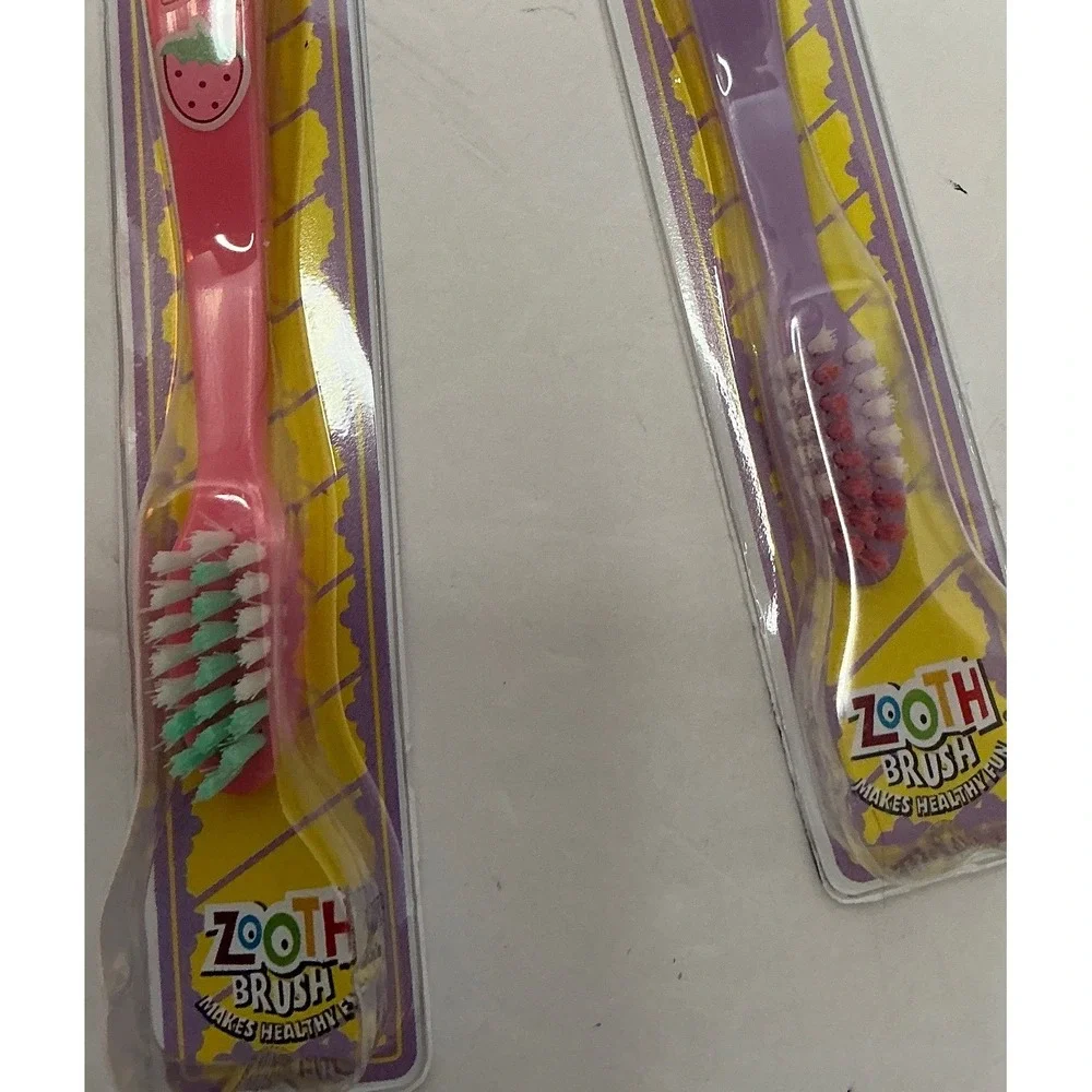 Cabbage Patch Kids Vintage 2005 Zooth Toothbrush Set Character‎ Handle Soft NWT